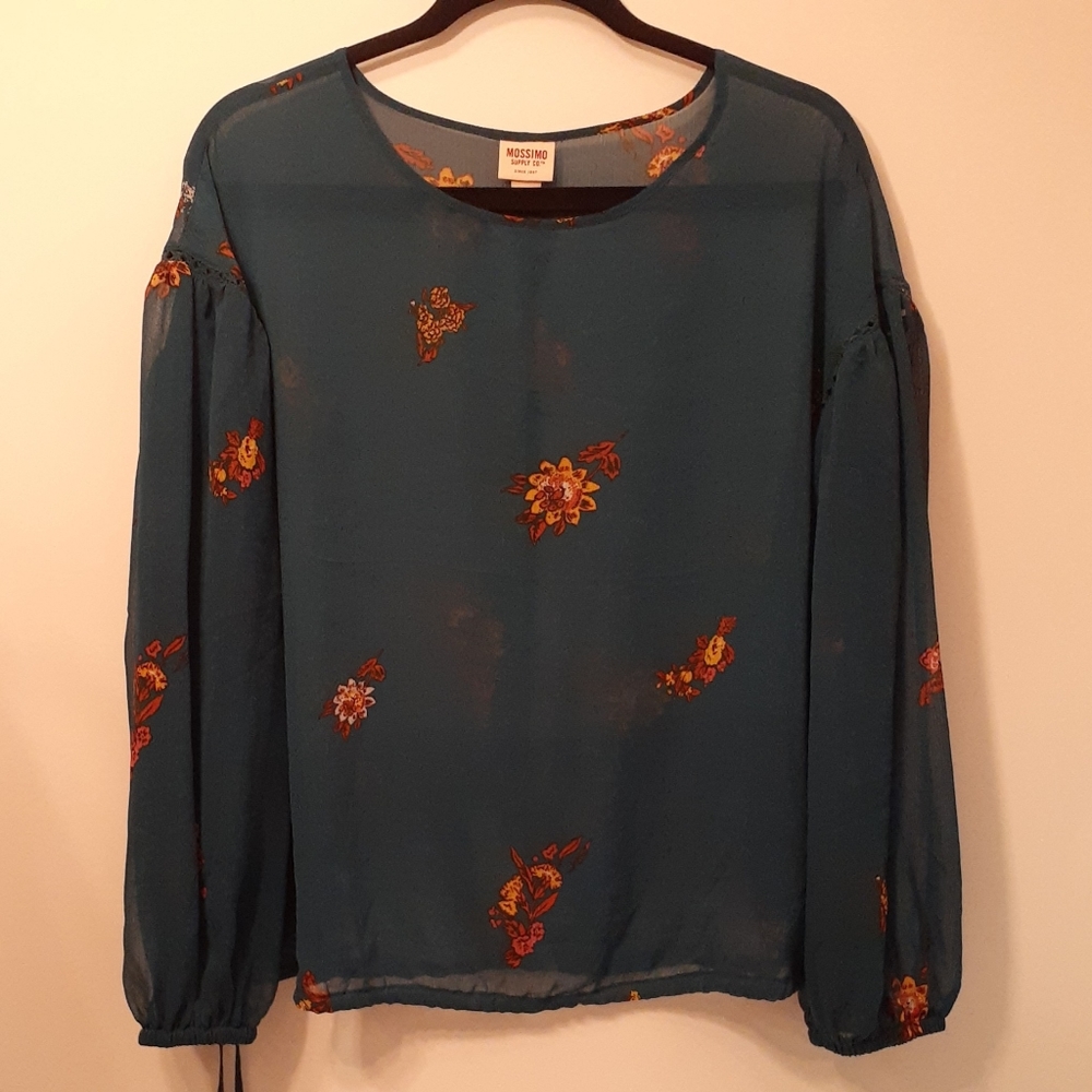 Mossimo chiffon boho tunic